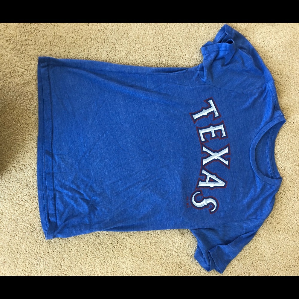 Texas rangers baseball shirt